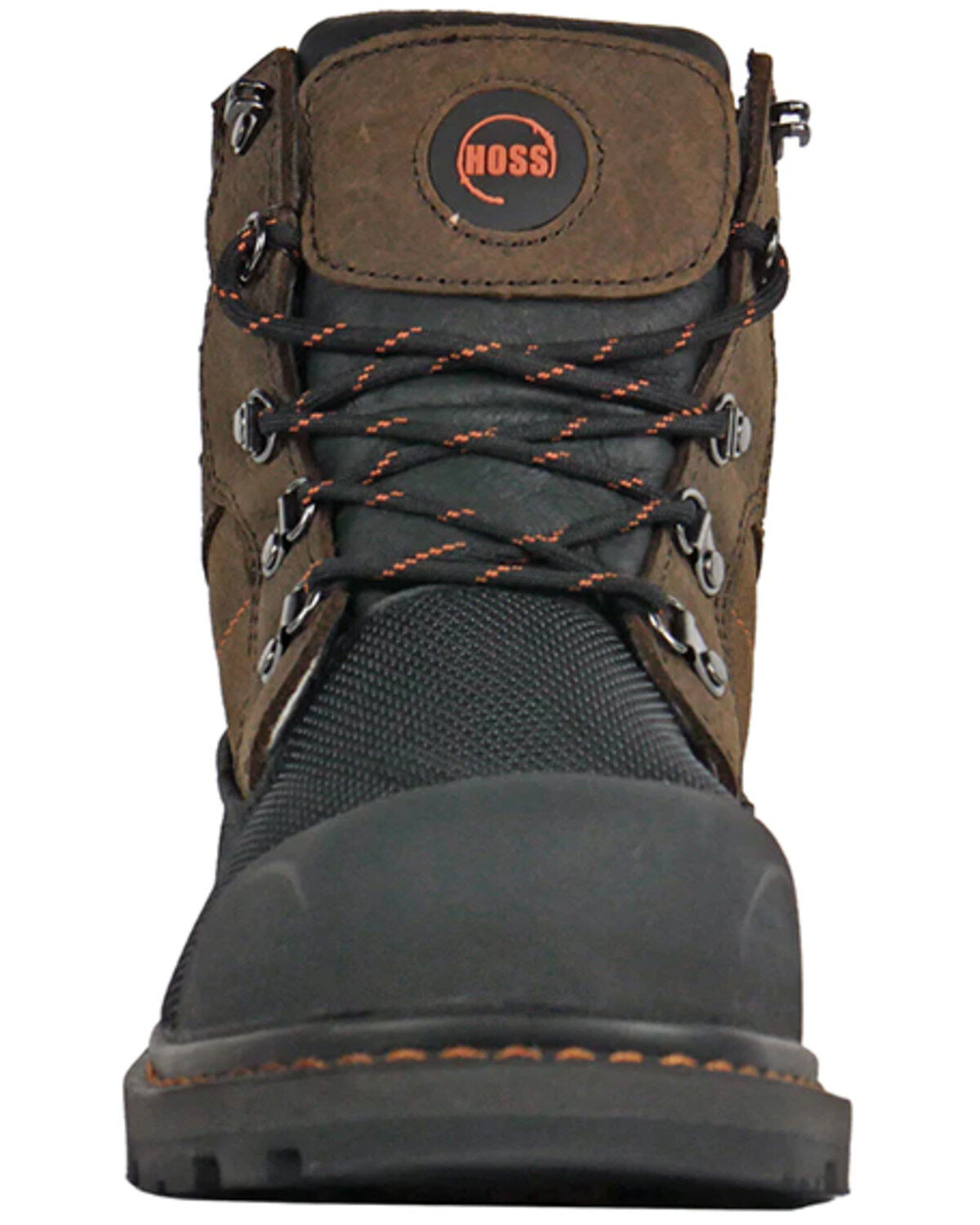 Image #4 - Hoss Men's Tough 6" Lace-Up Waterproof Work Boots - Composite Toe, Brown, hi-res