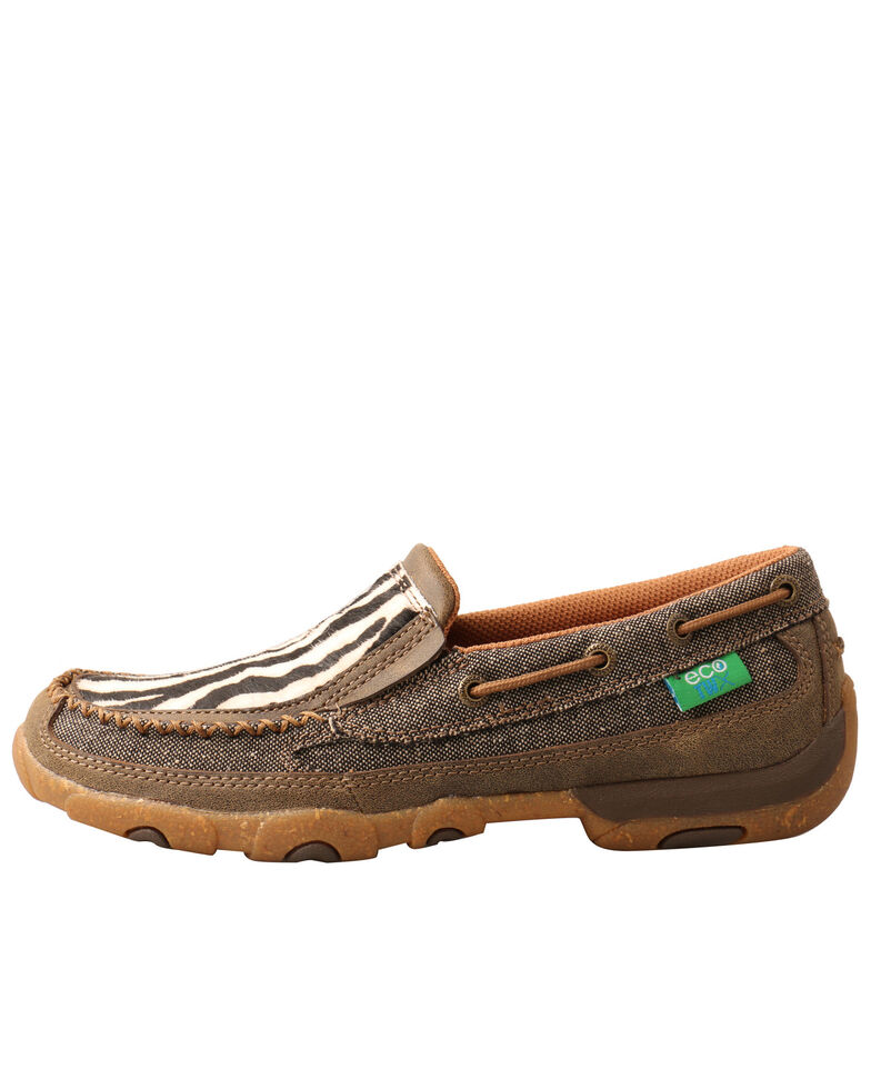 twisted x women's driving mocs slip on