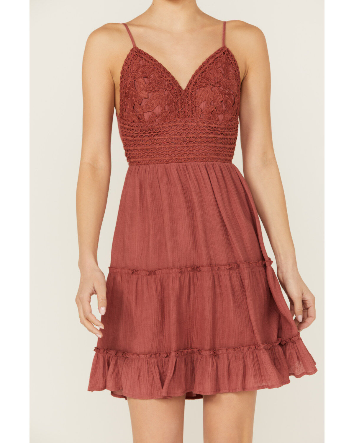 Image #3 - Shyanne Women's Lace Bustier Mini Dress, , hi-res