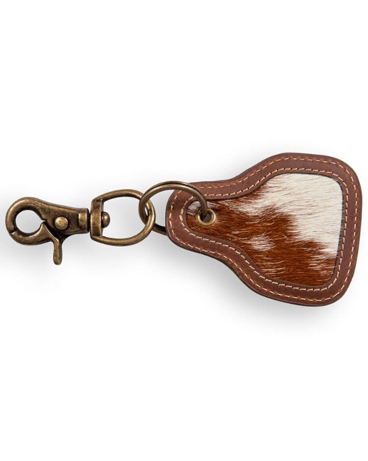 Myra Bag Pony Brook Key Fob, Brown, hi-res