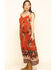Image #6 - Patron of Peace Women's Rust Floral Border Sleeveless Maxi Dress, , hi-res
