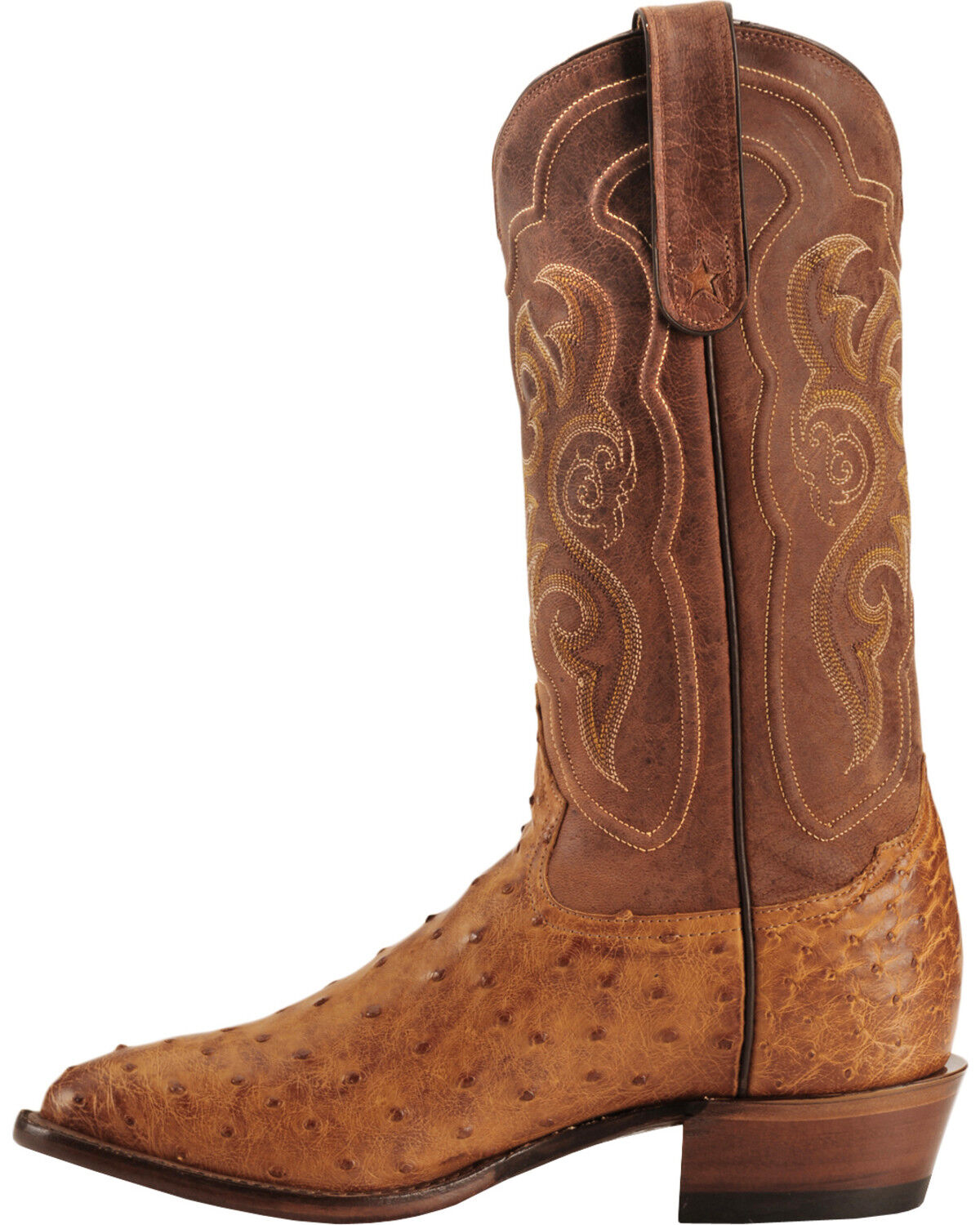 Image #3 - Tony Lama Men's Vintage Full Quill Ostrich Boots - Medium Toe, , hi-res