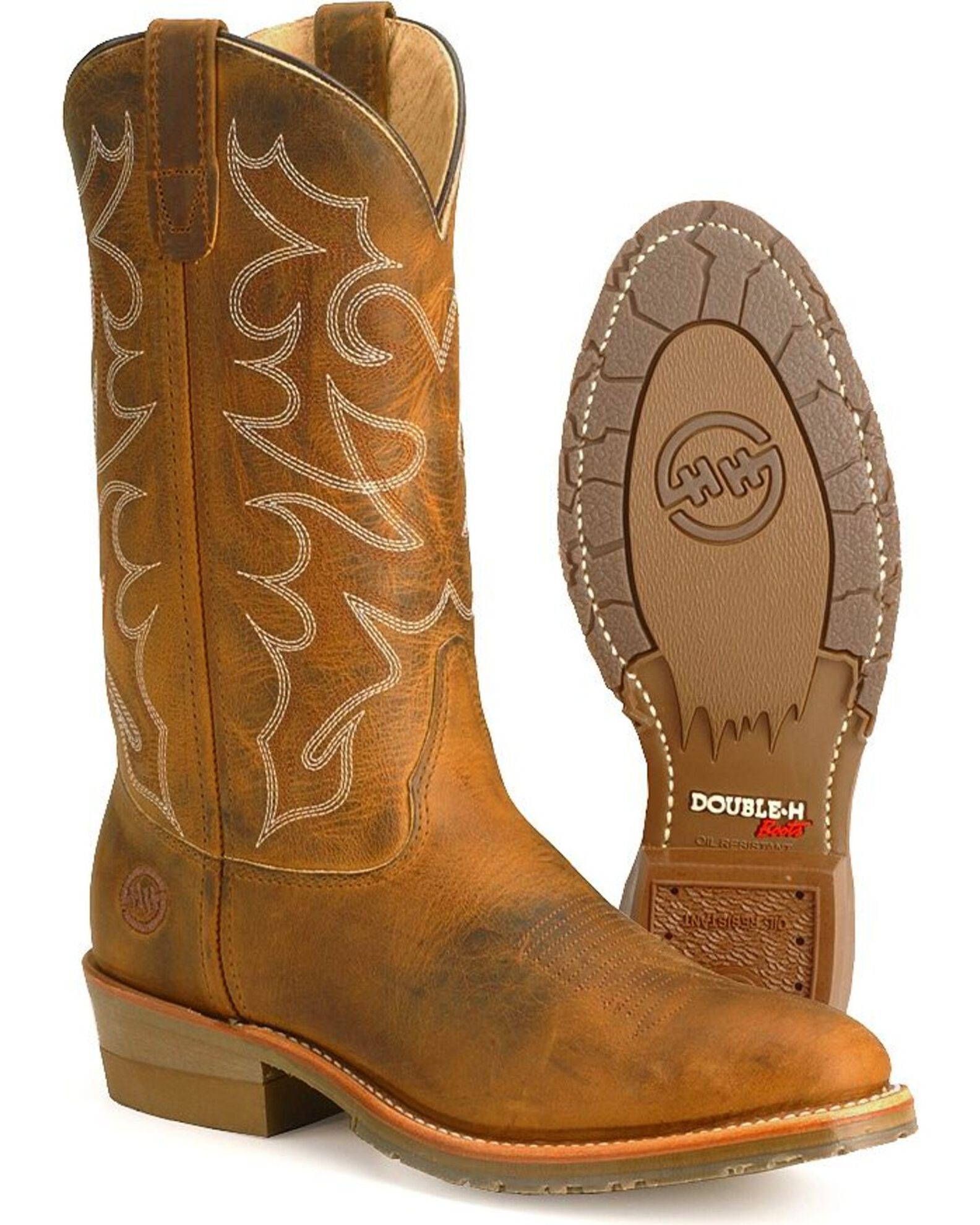 Men's double h work boots 2025
