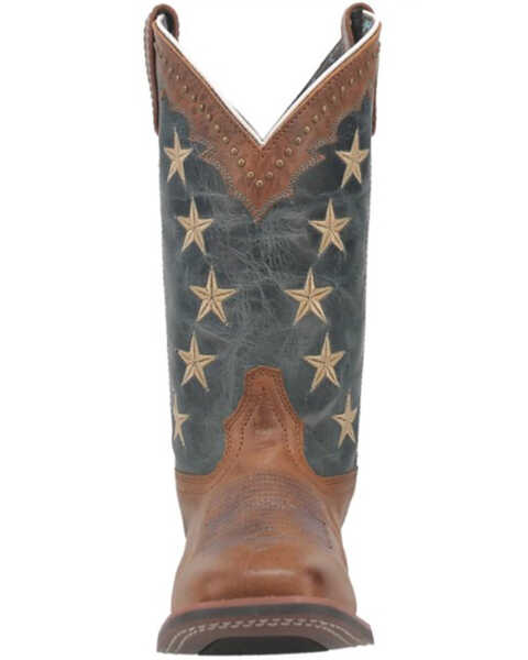Laredo Women's Early Star Western Boots - Broad Square Toe, Tan, hi-res