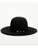 Image #3 - Resistol Midnight 6X Felt Cowboy Hat, Black, hi-res