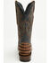Image #5 - Tanner Mark Men's Exotic Caiman Print Western Boots - Broad Square Toe, Brown, hi-res