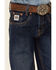 Image #3 - Cinch Boys' White Label Demin Straight Leg Jeans - 4-7, Denim, hi-res