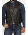 Image #3 - Scully Men's Leather Vest, Dark Brown, hi-res