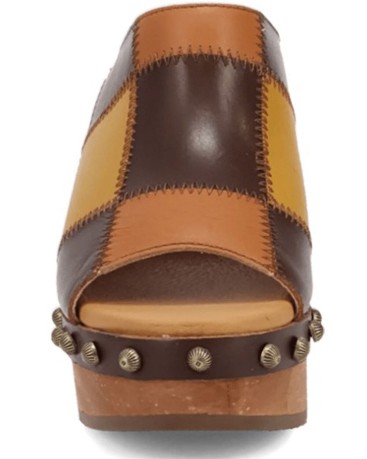 Image #4 - Dingo Women's Mosaic Wooden Sandals, Multi, hi-res
