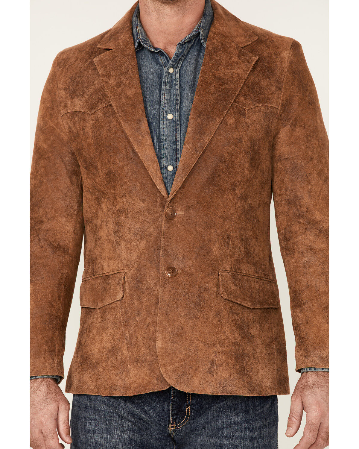 Image #3 - Cody James Men's Blazer - Long, Brown, hi-res