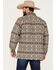 Scully Men's Southwestern Stripe Print Jacquard Shacket, Tan, hi-res