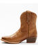 Image #3 - Justin Women's Chellie Western Booties - Square Toe, Tan, hi-res