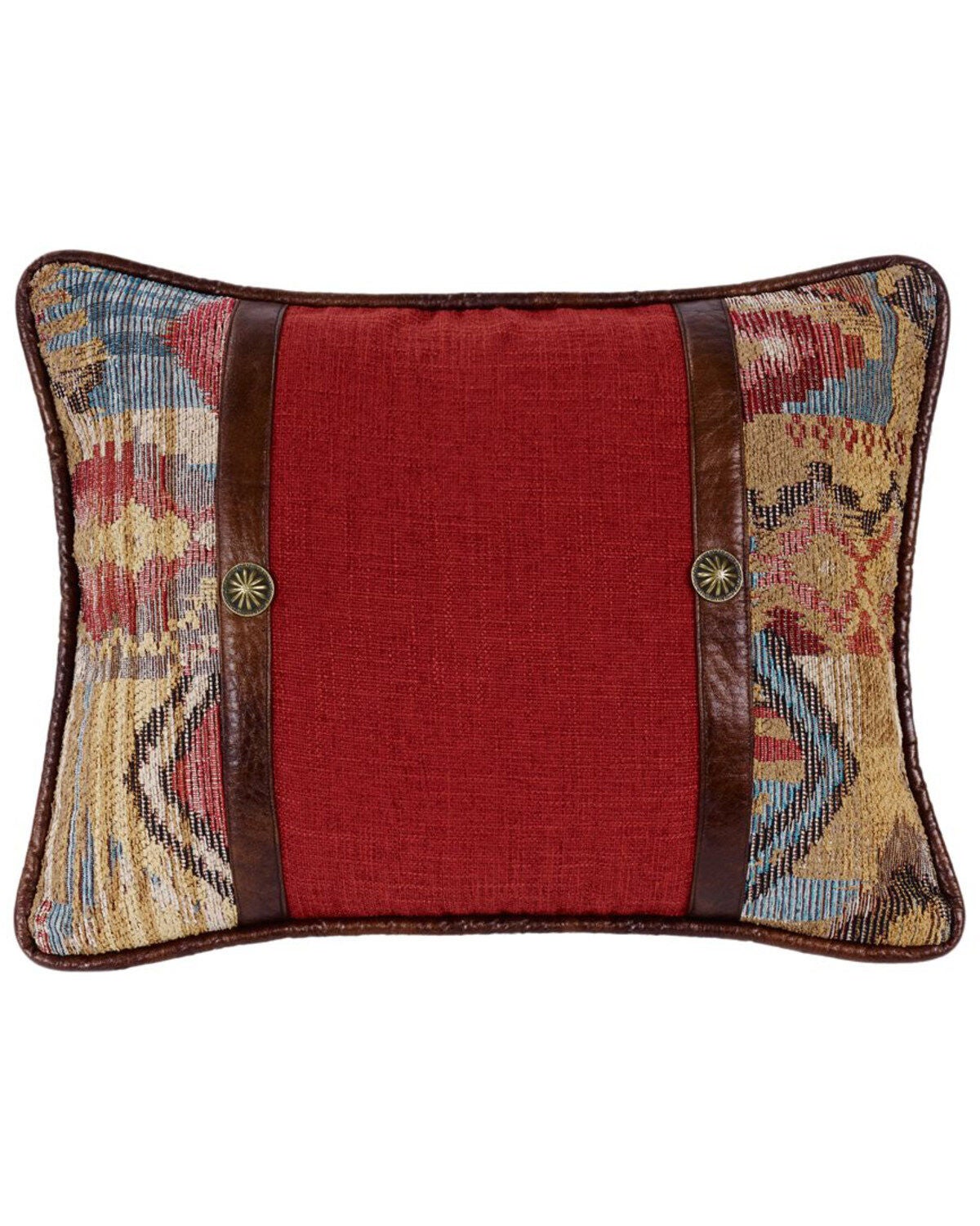 HiEnd Accents Ruidoso Oblong Concho Throw Pillow, Multi, hi-res
