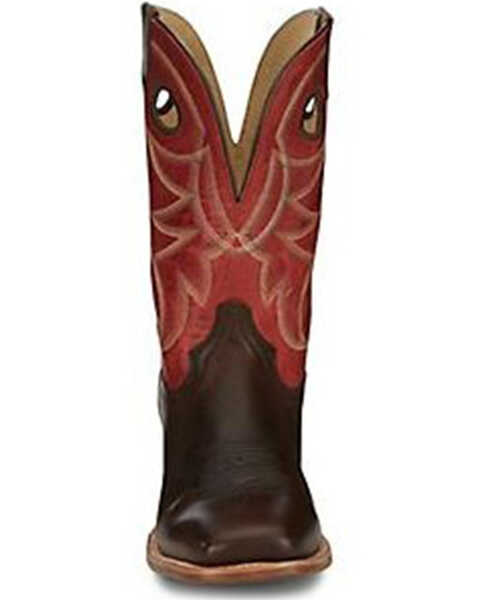 Tony Lama Men's Ronan Western Boots - Broad Square Toe, Chocolate, hi-res