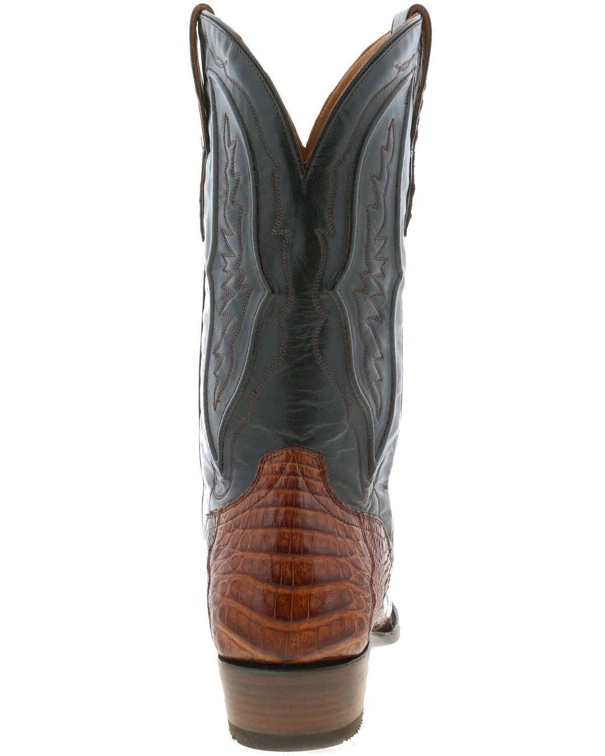 Image #4 - El Dorado Men's Caiman Belly Western Boots - Round Toe, , hi-res