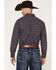 Image #4 - Ariat Men's Parry Paisley Print Long Sleeve Button-Down Western Shirt, Purple, hi-res