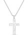 Image #3 - Montana Silversmiths Women's Heartfelt Faith Cross Necklace, Silver, hi-res