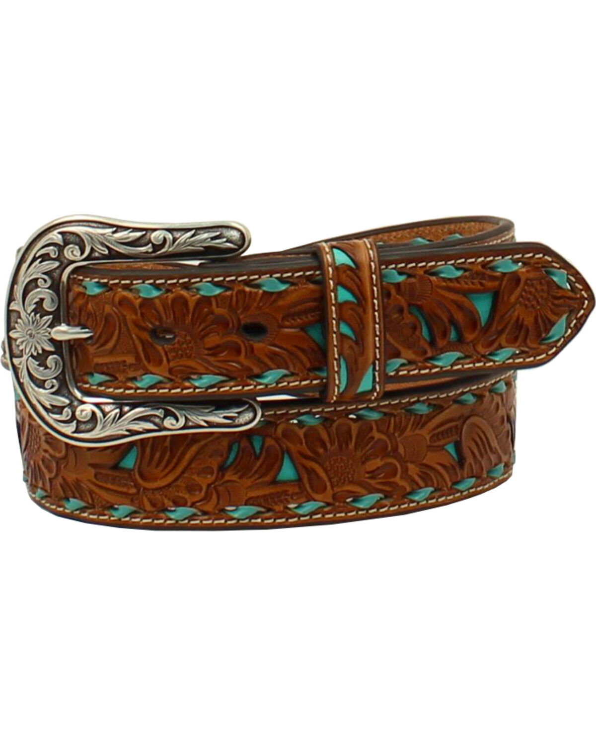 Nocona Western Women's Rhinestone Belt Black N3490001 