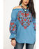 Image #4 - Honey Creek by Scully Women's Avalanche Peasant Blouse, , hi-res