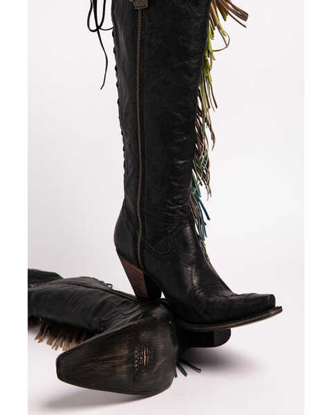 Image #6 - Junk Gypsy by Lane Women's Spirit Animal Tall Boots - Snip Toe , Black, hi-res