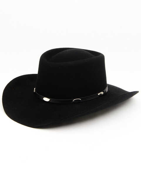 Image #1 - Cody James Gambler 3X Felt Cowboy Hat, Black, hi-res