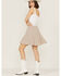 Wishlist Women's Ditsy Floral Print Mini Skirt, Taupe, hi-res