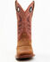 RANK 45 Men's Warrior Xero Gravity Western Performance Boots - Broad Square Toe, Red, hi-res