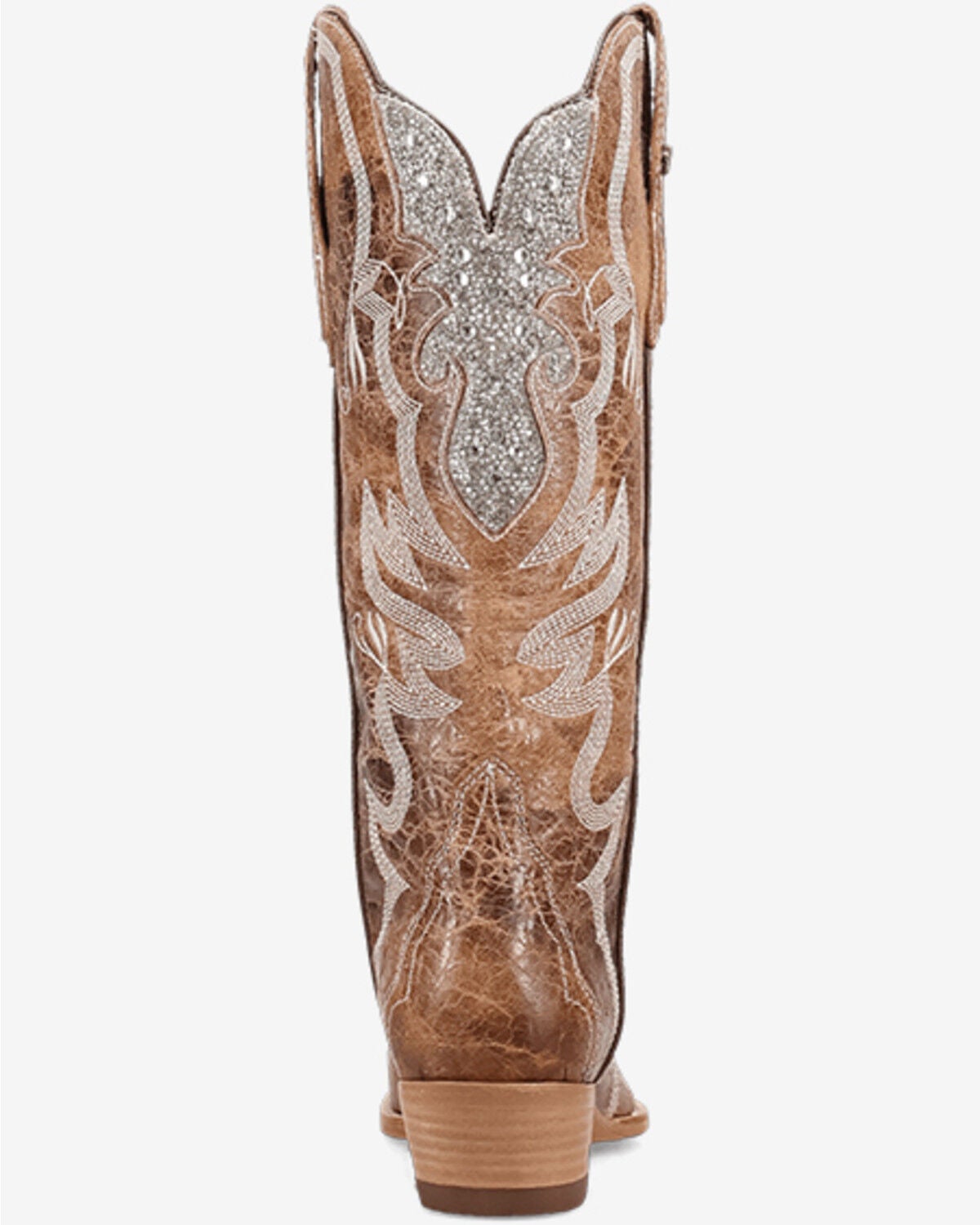 Image #5 - Dan Post Women's Glam Queen Western Boots - Snip Toe, Tan, hi-res