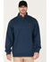 Hawx Men's 1/4 Zip Fleece Pullover, Dark Blue, hi-res