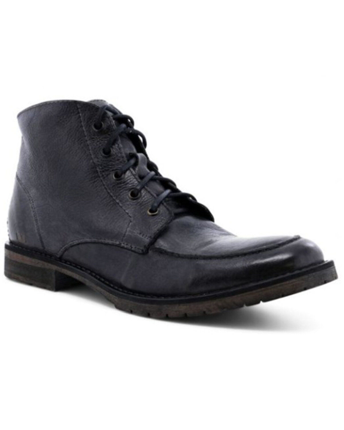 Image #1 - Bed Stu Men's Curtis II Leather Lace-Up Casual Boot - Round Toe, Dark Grey, hi-res