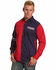 Image #1 - Ely Walker Men's Americana Colorblock Long Sleeve Western Shirt, Blue, hi-res