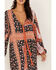 Jen's Pirate Booty Women's Roma La Perouse Floral Patchwork Print Maxi Dress, Black, hi-res