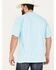 Ariat Men's AC Short Sleeve Polo Shirt, Light Blue, hi-res