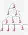 Image #6 - Kurt Adler 9' UL 10L Glittered Pink Cowgirl Boots Light Set with End Connect, Pink, hi-res