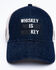 Image #4 - Shyanne Women's Whiskey Is Key Mesh Ball Cap , Blue, hi-res