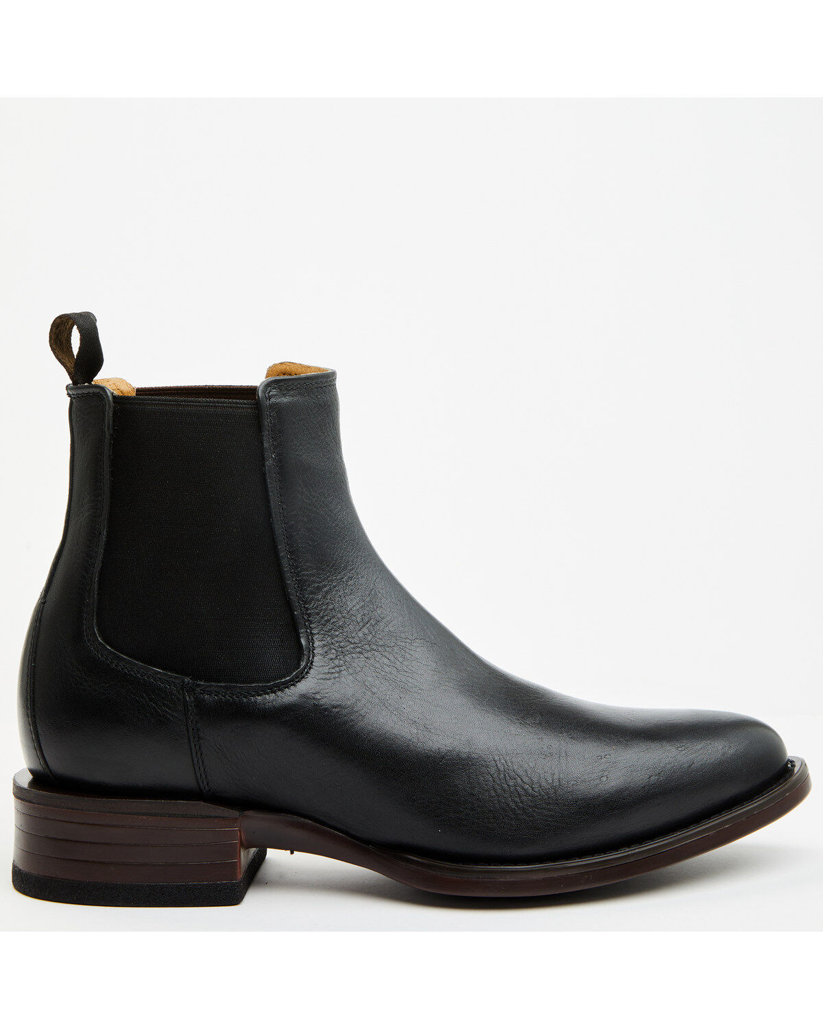 Image #2 - Cody James Men's Scout Chelsea Boots - Round Toe, Black/red, hi-res
