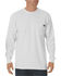 Image #1 - Dickies Men's Heavy Weight Crew Long Sleeve Tee - Big & Tall, Ash Grey, hi-res