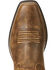Image #4 - Ariat Women's Round Up Square Toe Western Boots, Lt Brown, hi-res