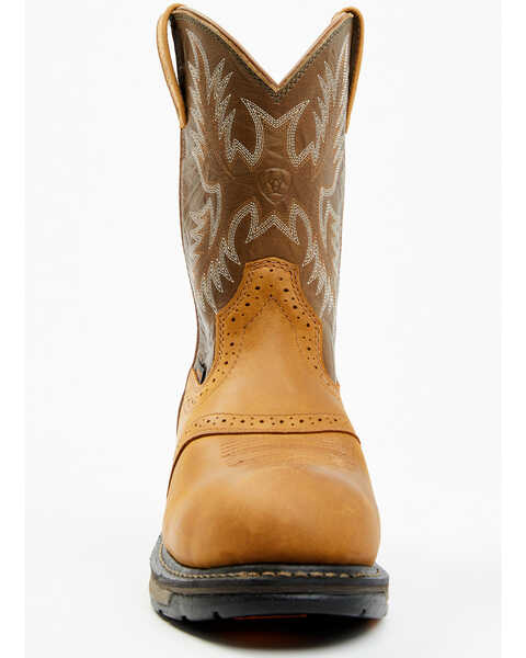 Image #4 - Ariat WorkHog® Western Work Boots - Composite Toe, Bark, hi-res