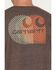 Image #4 - Carhartt Men's Relaxed Fit Heavyweight Long Sleeve Pocket Graphic Work Shirt, Dark Brown, hi-res