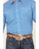 Roper Men's Amarillo Geo Print Long Sleeve Western Stretch Western Snap Shirt, Blue, hi-res
