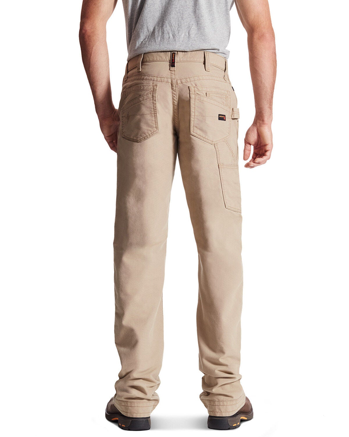 Image #1 - Ariat Men's FR M4 Workhorse Relaxed Fit Pants, Khaki, hi-res