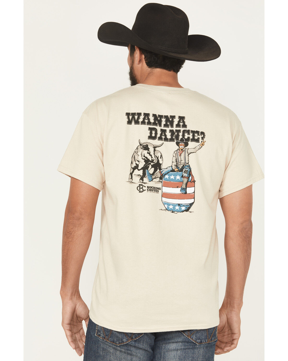Bucking Chutes Men´s Wanna Dance Short Sleeve GraphicT-Shirt