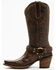 Image #3 - Cleo + Wolf Women's Wynter Western Boots - Snip Toe, Brown, hi-res