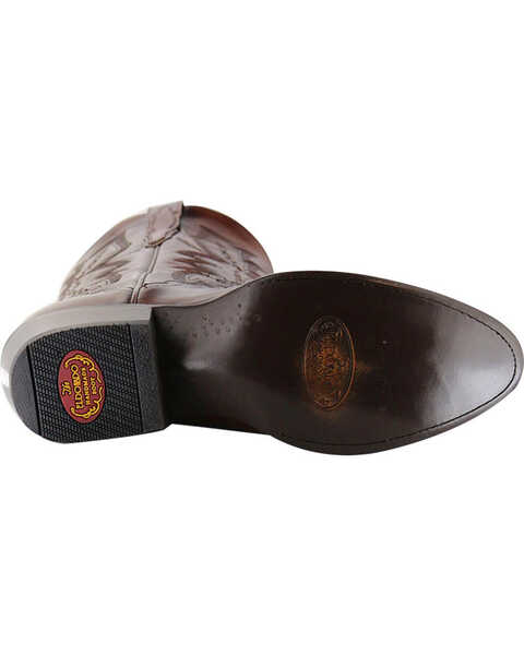 El Dorado Men's Handmade Vanquished Calf Western Boots - Medium Toe, Tan, hi-res