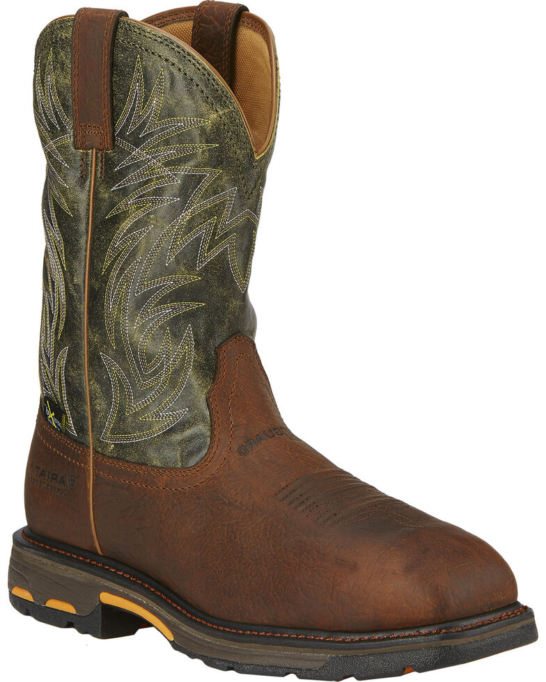 Ariat Men's Workhog Composite Toe Met Guard Work Boots | Boot Barn