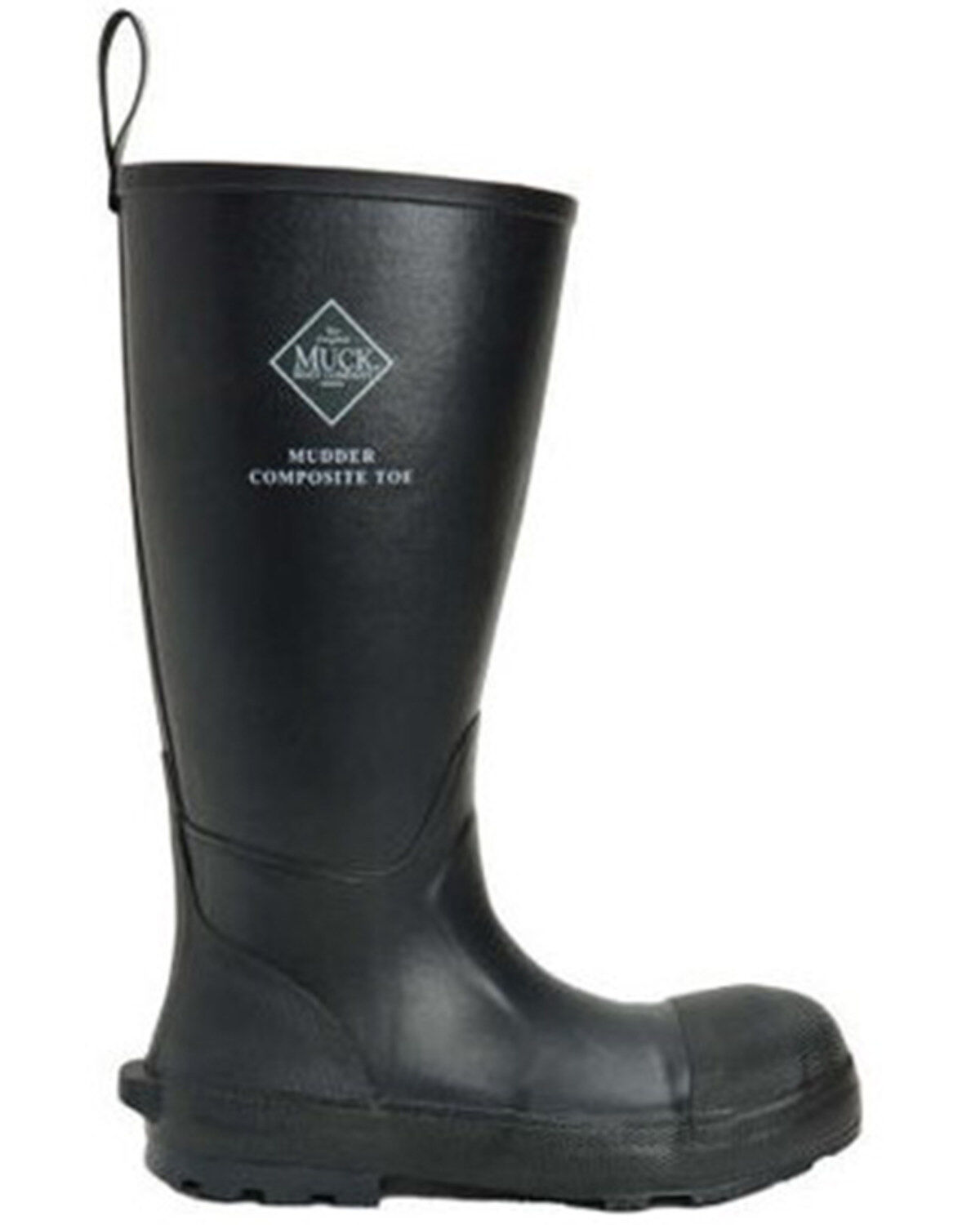 Image #2 - Muck Boots Men's Mudder Waterproof Work Boots - Composite Toe, Black, hi-res
