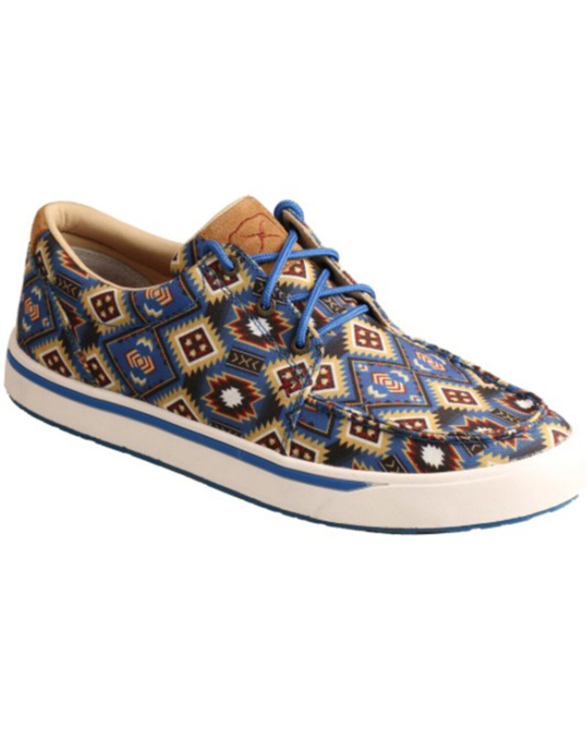 Image #1 - Twisted X Men's Southwestern Pattern Casual Kicks Shoes - Moc Toe, Multi, hi-res