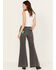Wrangler Women's Heart Patch Wanderer Flare Jeans, Black, hi-res