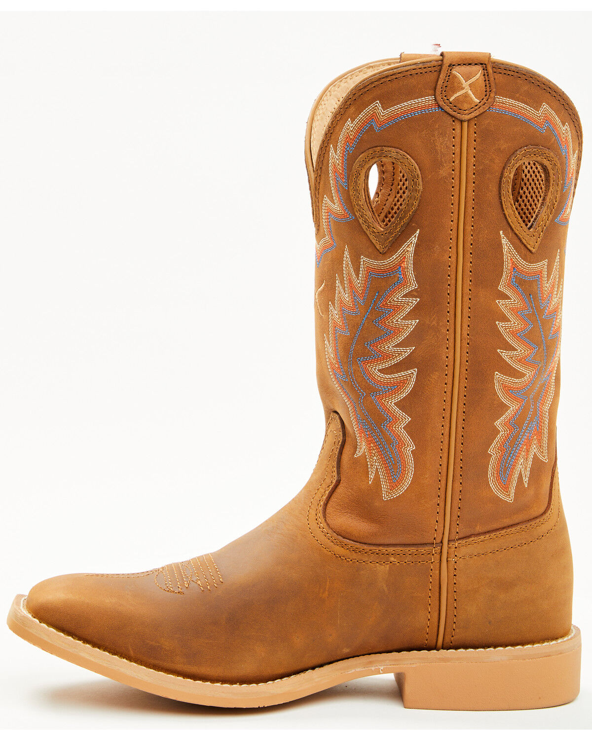 Image #3 - Twisted X Men's Top Hand Western Boots - Broad Square Toe, Tan, hi-res